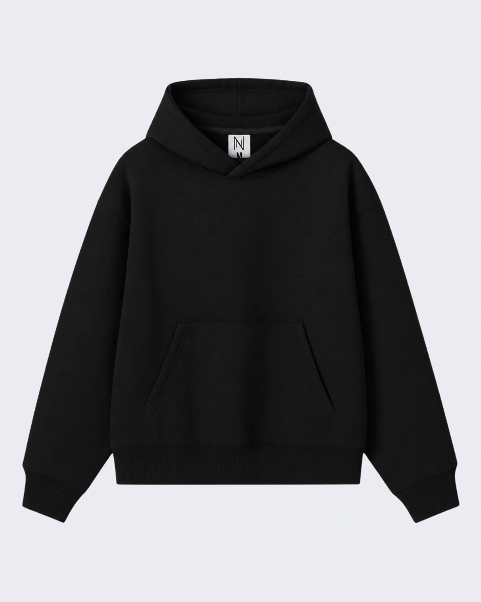 Black Oversized Hoodie