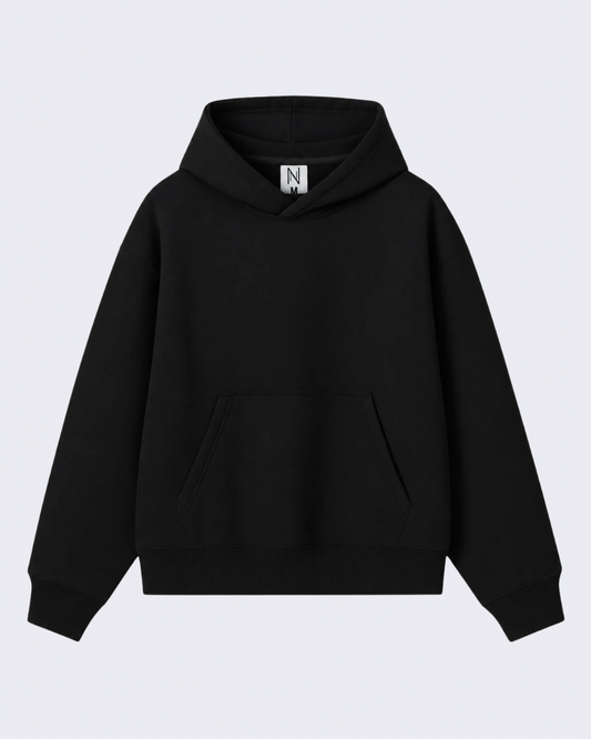 Black Oversized Hoodie