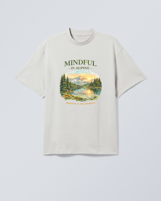 Mindful Alpine Oversized Tshirt