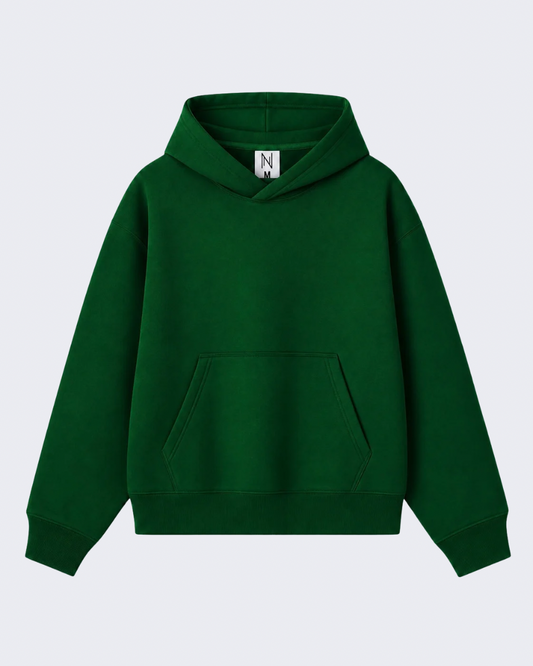 Deep Green Oversized Hoodie
