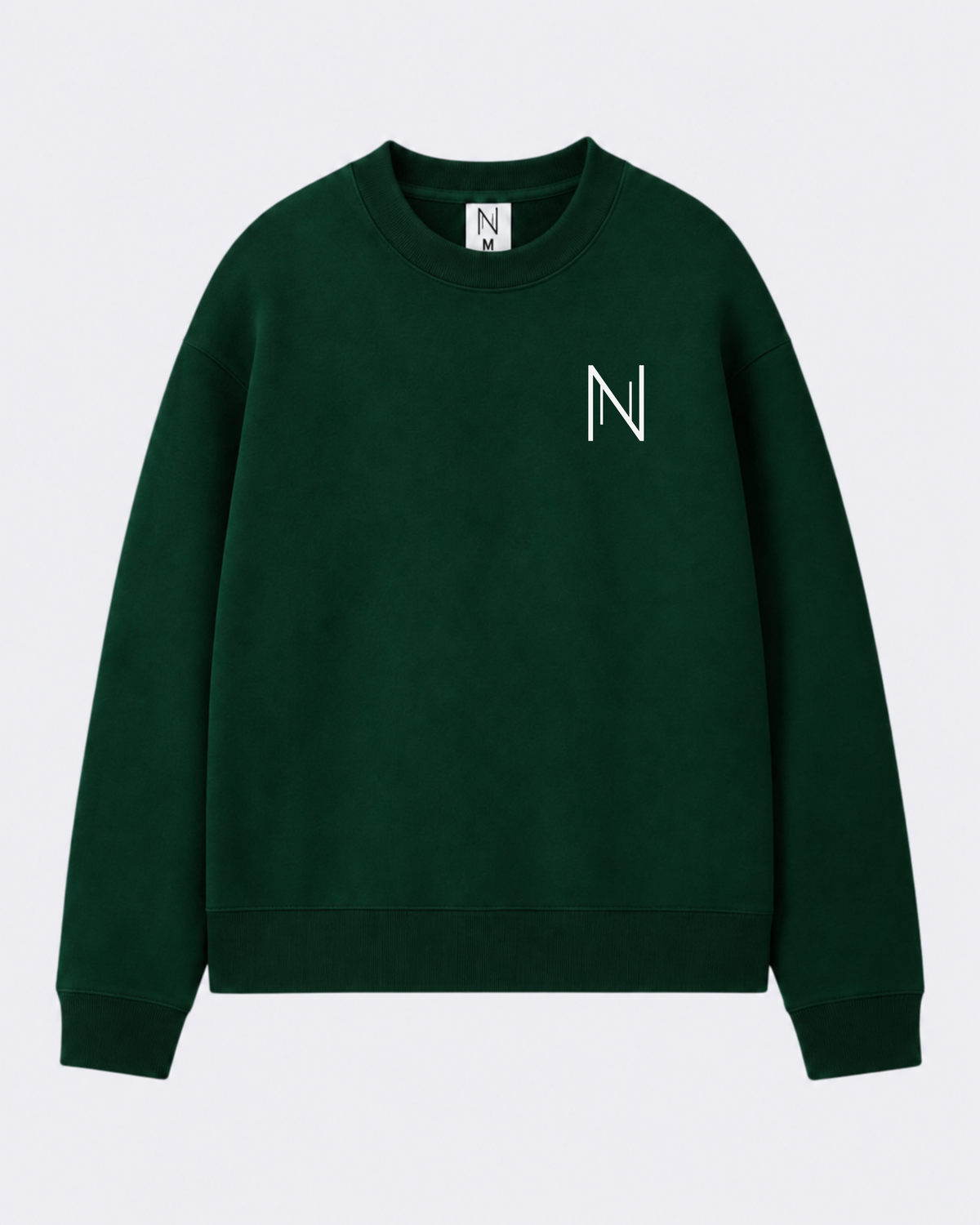 Signature Deep Green Crewneck Sweatshirt