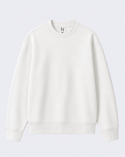 White Crewneck Sweatshirt