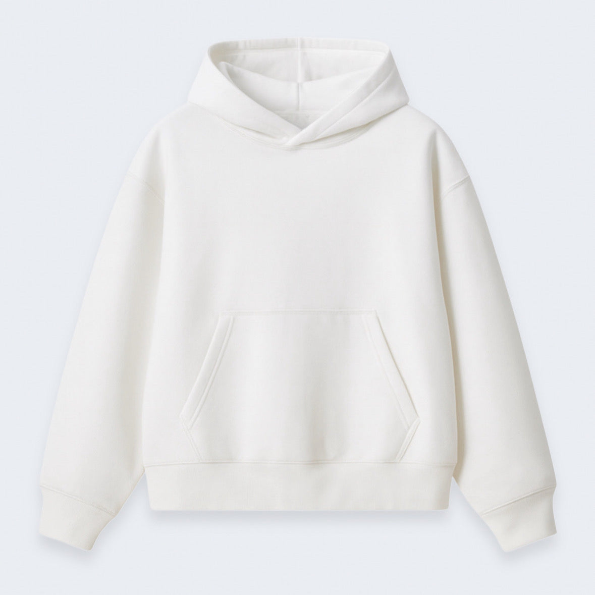 White Oversized Hoodie