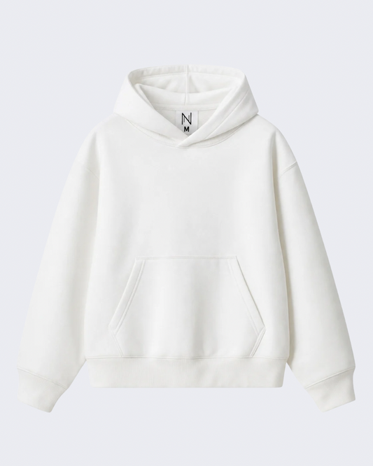 White Oversized Hoodie