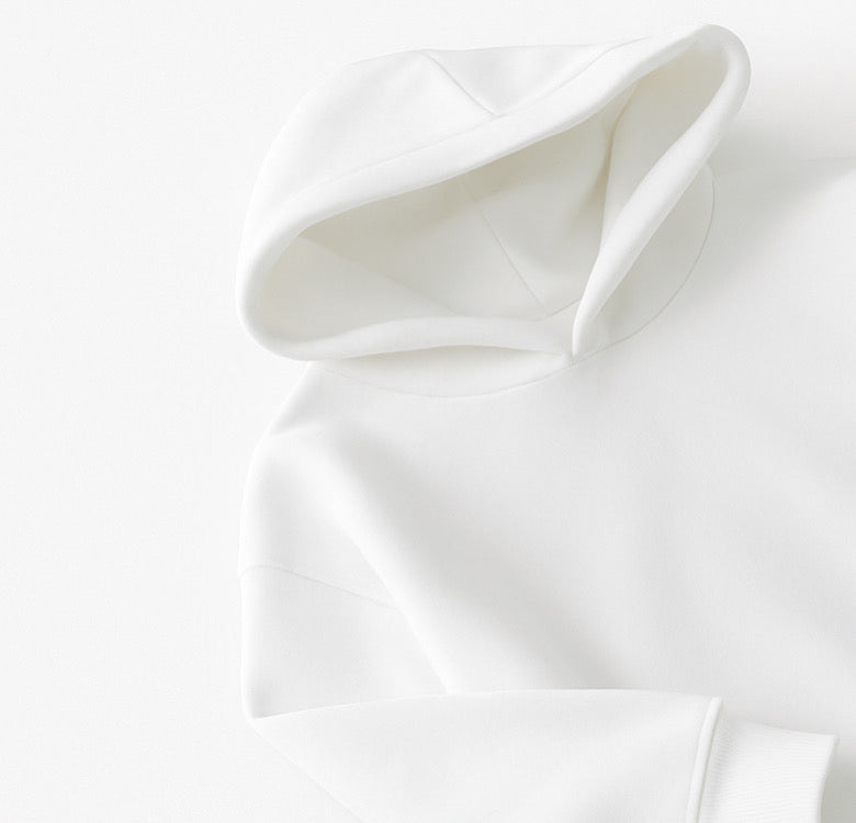 White Oversized Hoodie