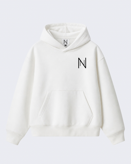 Signature White Oversized Hoodie