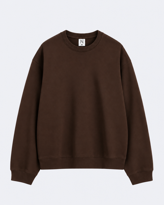 Brown Crewneck Sweatshirt