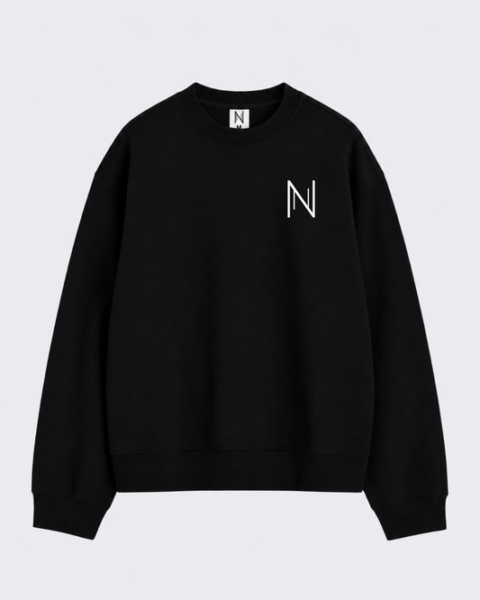 Signature Black Crewneck Sweatshirt