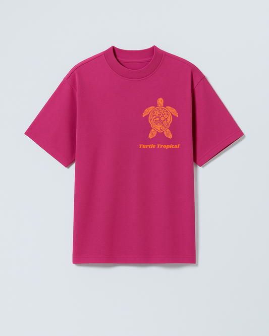 Turtle Tropical Oversized Tshirt