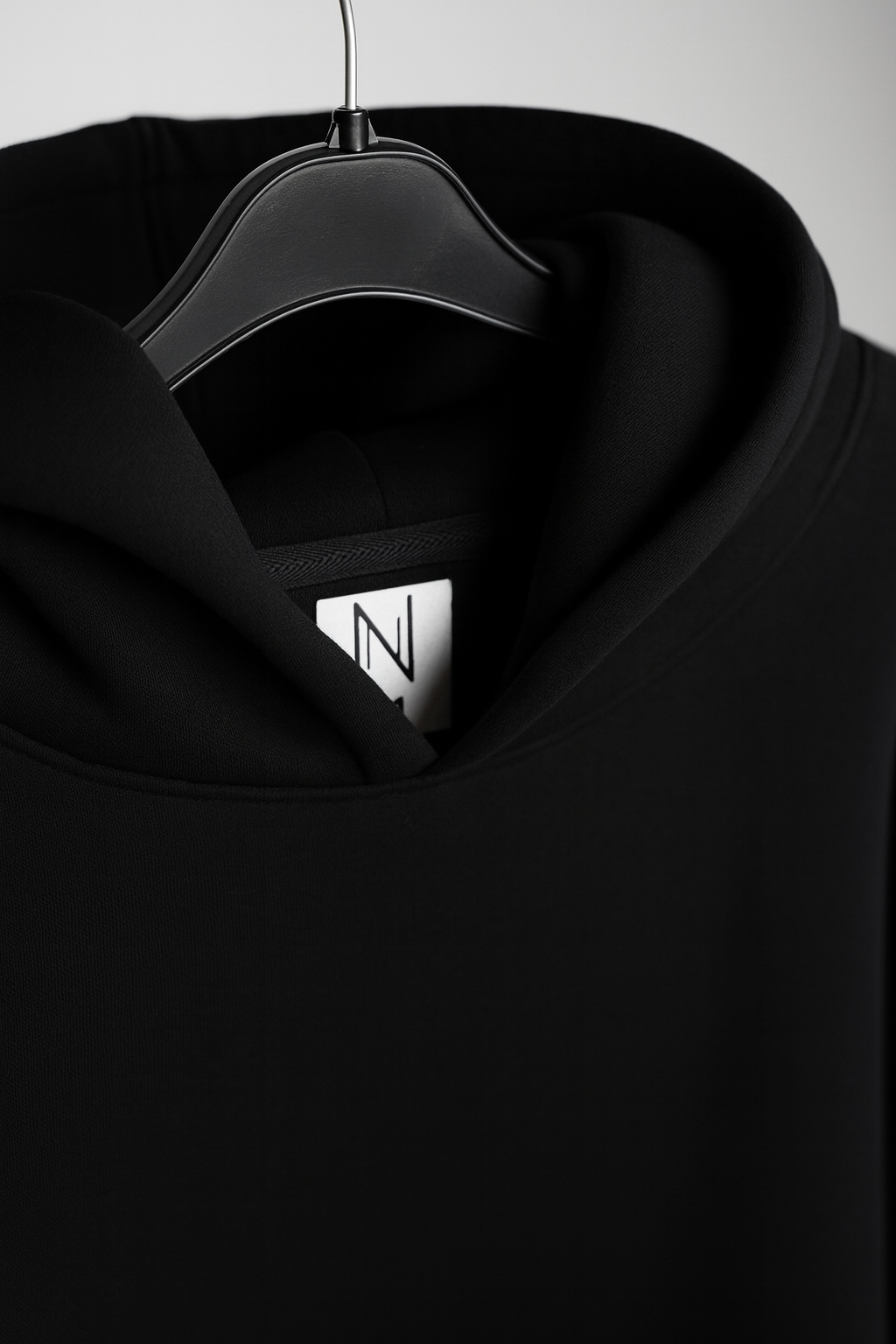 Signature Black Oversized Hoodie