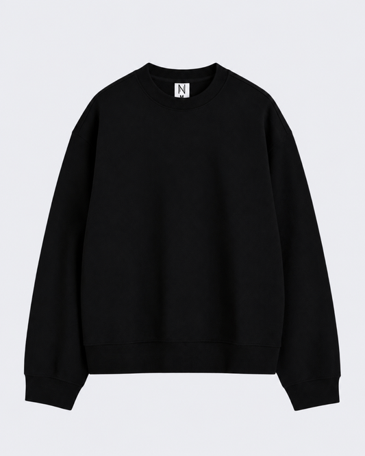 Black Crewneck Sweatshirt