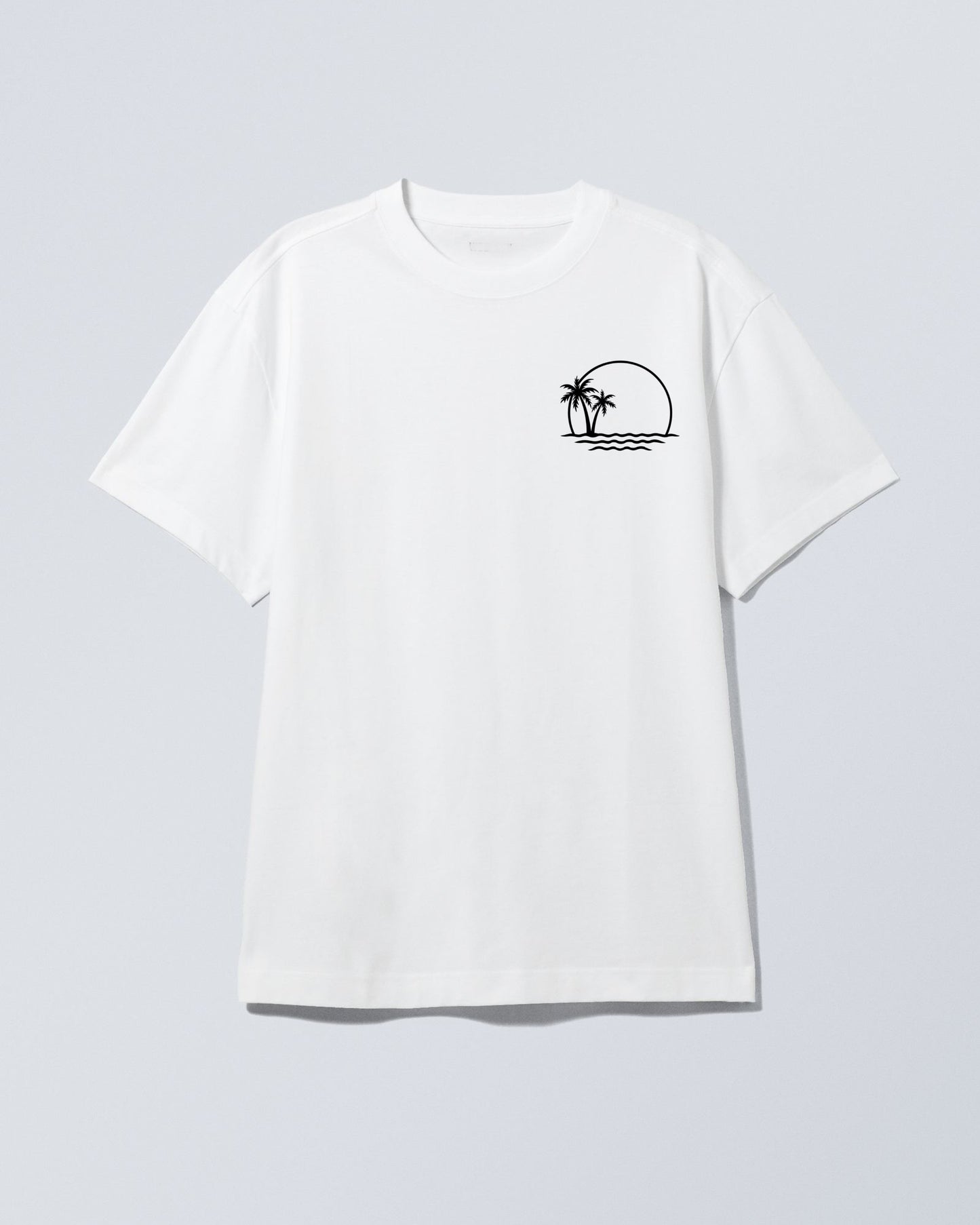 Beach Sunset Oversized T-Shirt
