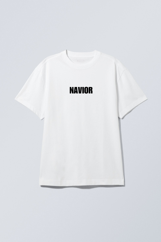 Signature White Relaxed T-Shirt
