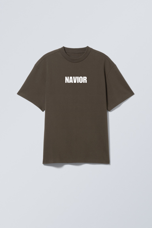 Signature Earth Brown Relaxed T-Shirt