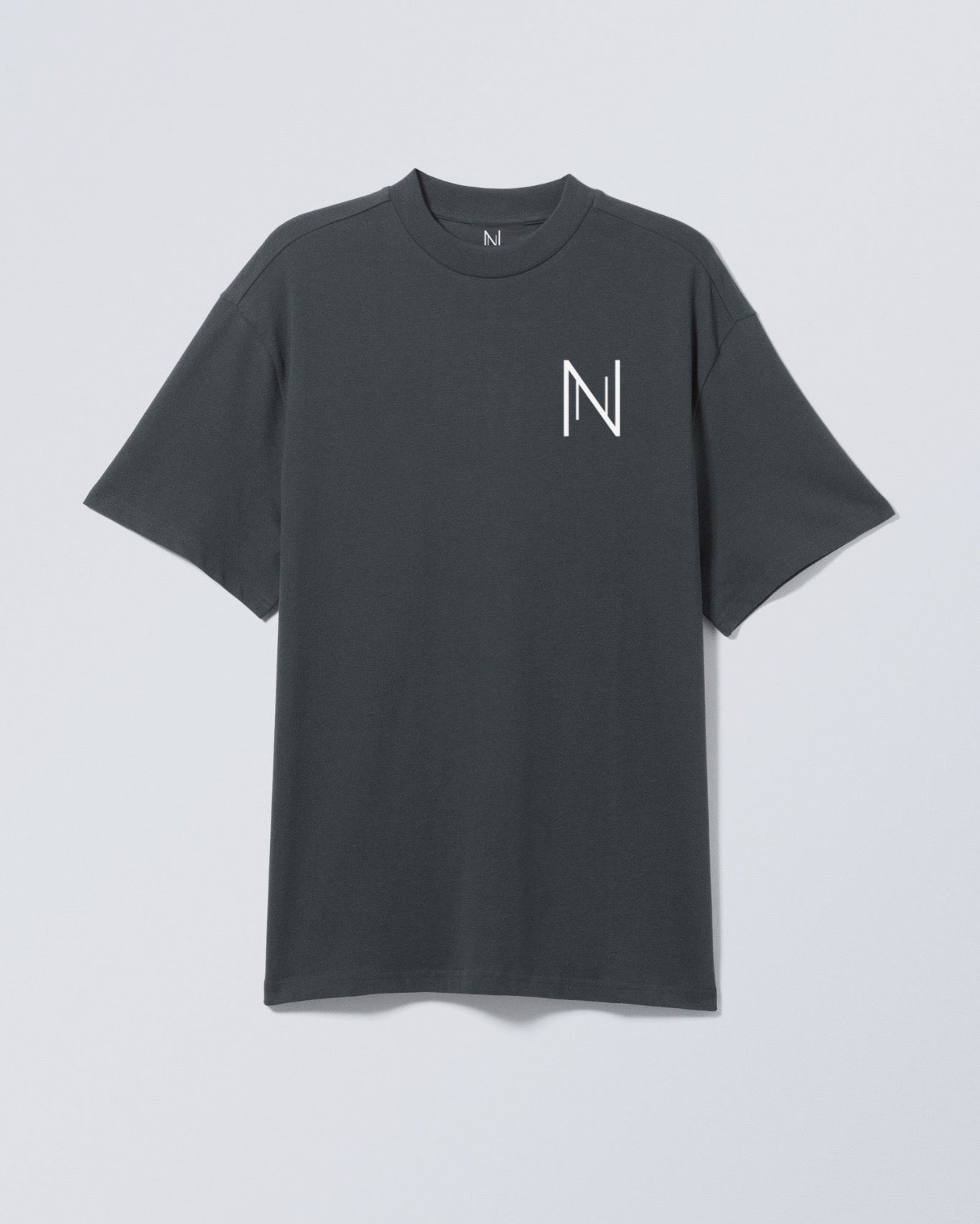 Signature Navy Grey Oversized T-shirt