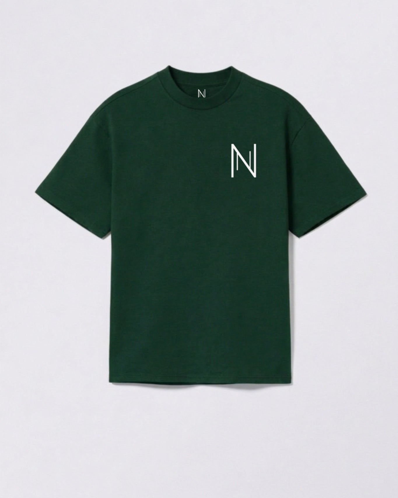 Signature Dark Green Oversized T-shirt