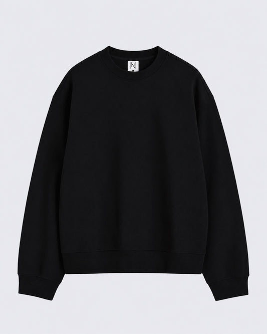 Black Crewneck Sweatshirt
