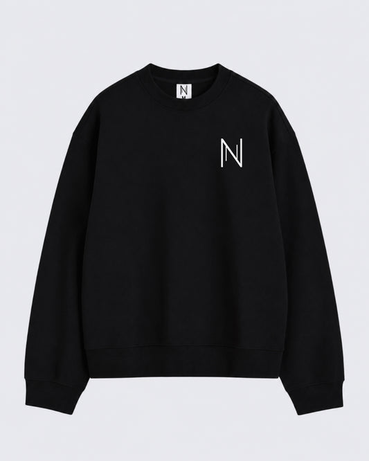 Signature Black Crewneck Sweatshirt