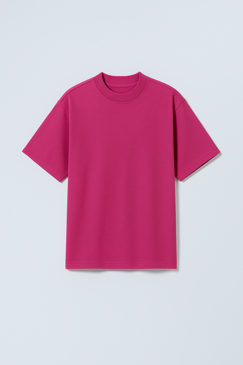Basic Fuchsia Oversized T-Shirt