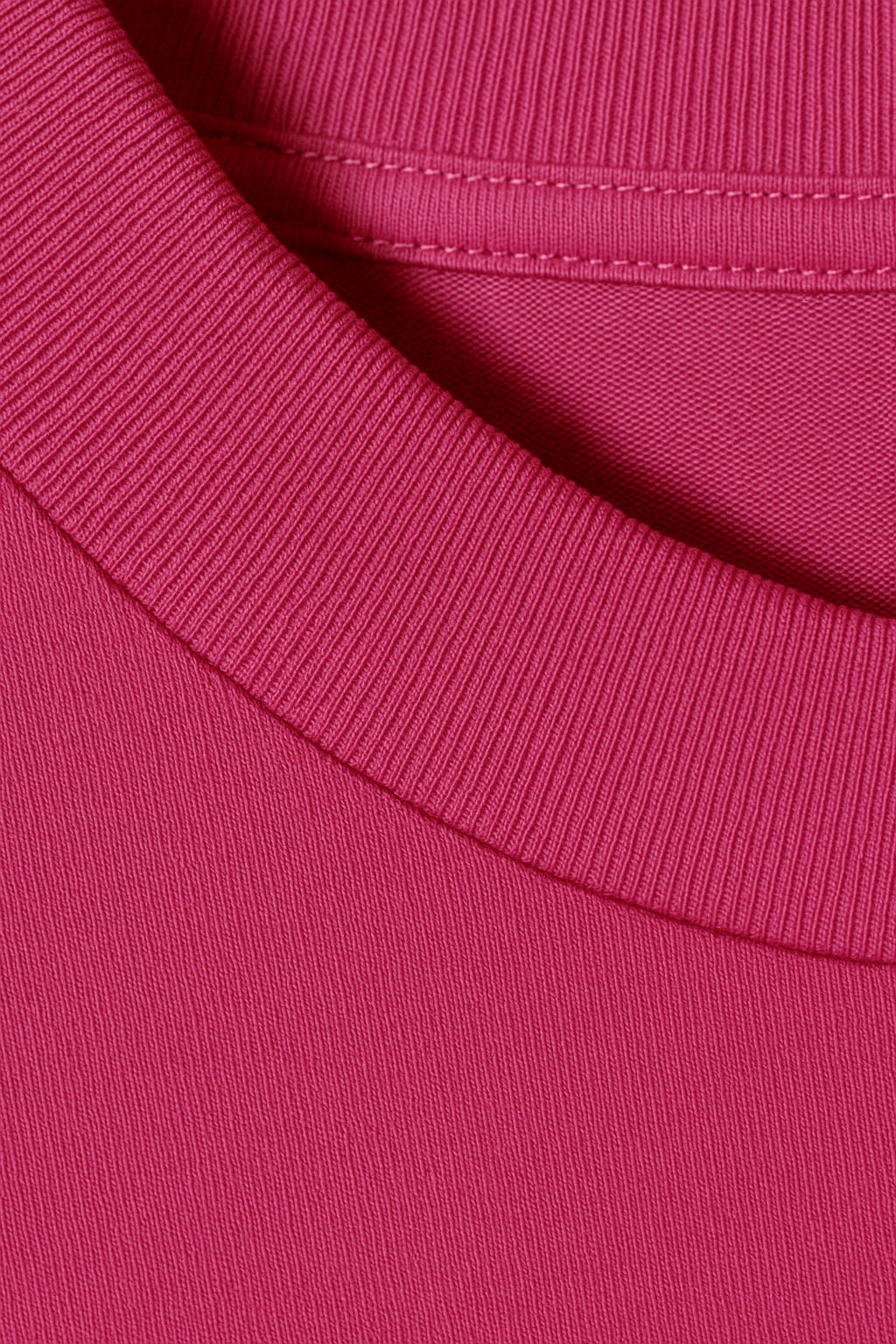 Basic Fuchsia Oversized T-Shirt