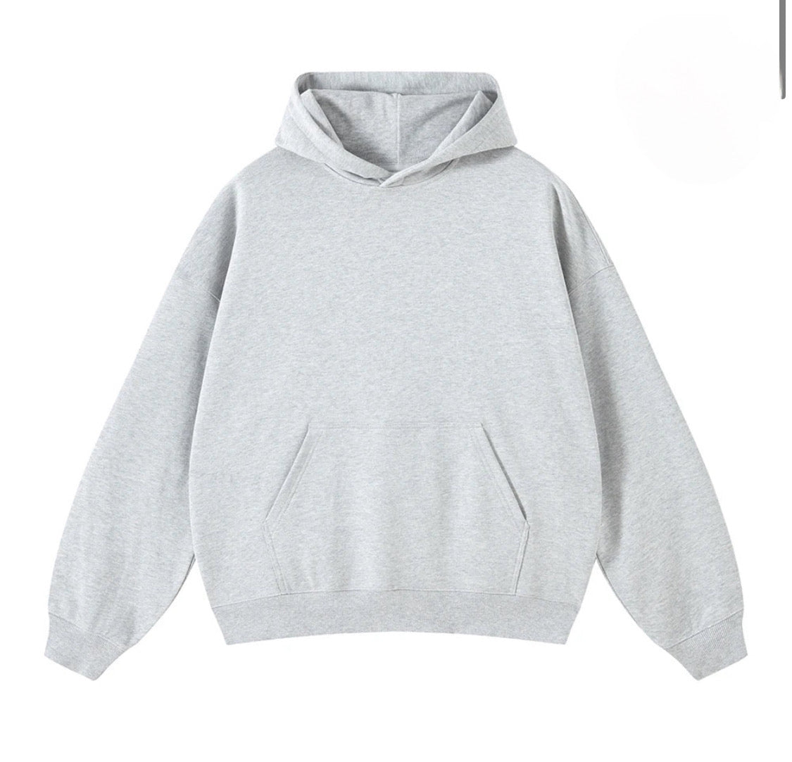 Basic Grey oversized hoodie