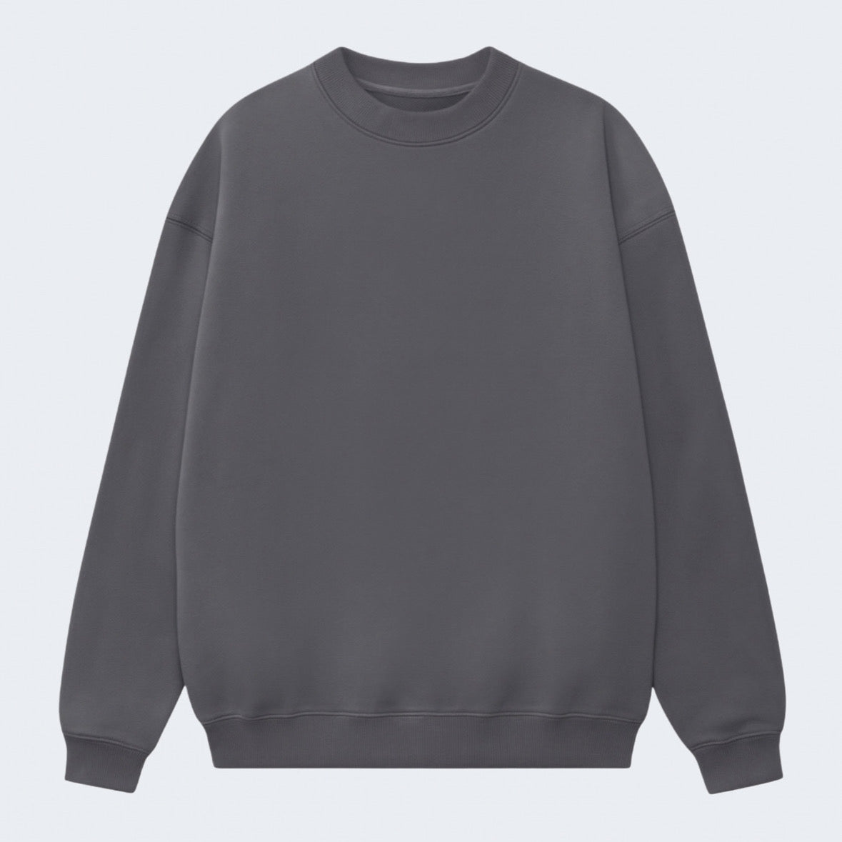 Dark Grey Crewneck Sweater
