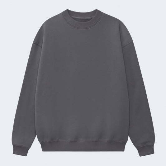 Dark Grey Crewneck Sweater