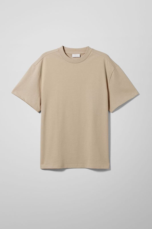 Basic Oversized Beige T-shirt